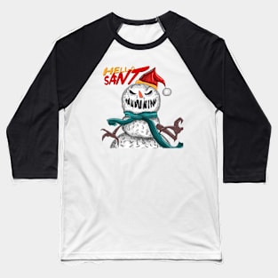 Hello Santa Baseball T-Shirt